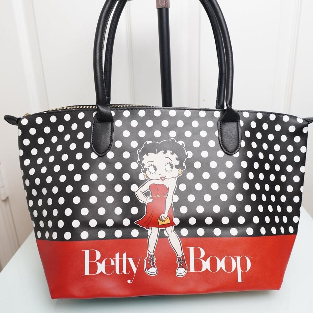 Betty Boop Polka Dot Tote Bag Vegan